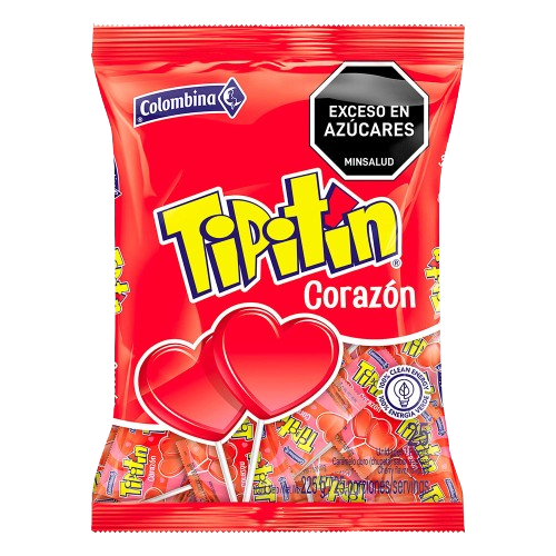 Tipitín Corazón x 24 unds